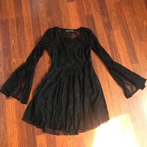 Lacey black dress